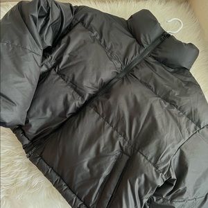 Cropped Duck Down Puffer